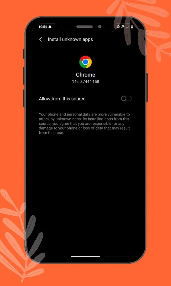 Ajuste de Android para permitir la instalación de apps de origen desconocido